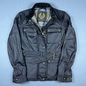 Belstaff Roadmaster 2012 Waxed Cotton Field Jacket IT 46 US 36 Mens Moto Biker
